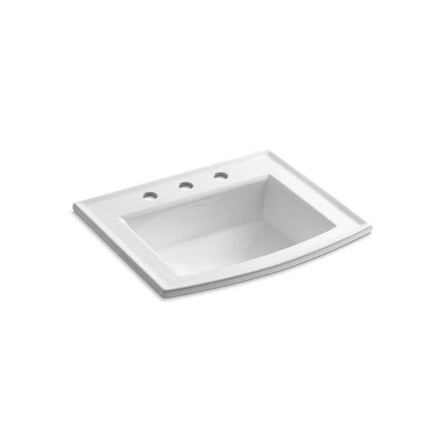 Kohler - Archer 22-3/4'' rectangular drop-in bathroom sink - White