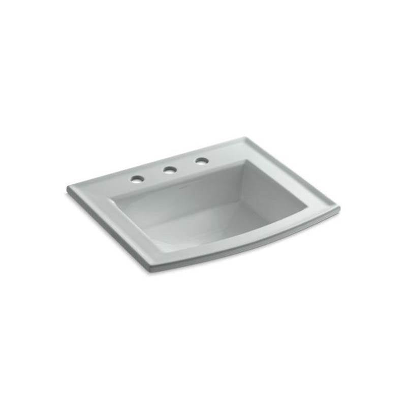 Kohler - Archer 22-3/4'' rectangular drop-in bathroom sink - Ice Grey