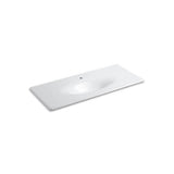 Kohler - Iron/Impressions 49'' Enameled cast iron vanity top with integrated oval sink - White