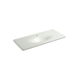 Kohler - Iron/Impressions 49'' Enameled cast iron vanity top with integrated oval sink - Dune