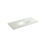 Kohler - Iron/Impressions 49'' Enameled cast iron vanity top with integrated oval sink - Dune
