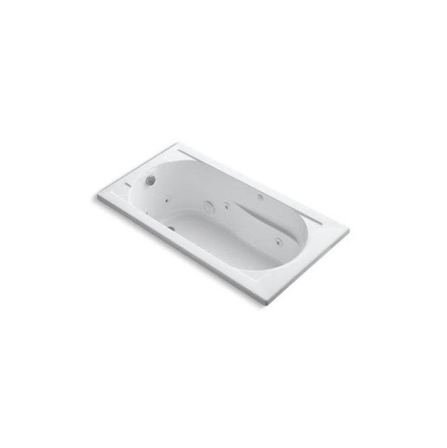 Kohler - Devonshire 60'' x 32'' drop-in whirlpool bath with and heater - White