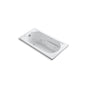 Kohler - Devonshire 60'' x 32'' drop-in whirlpool bath with and heater - White