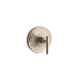 Kohler - Purist Rite-Temp valve trim with lever handle - Vibrant Brushed Bronze
