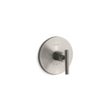 Kohler - Purist MasterShower temperature control valve trim with lever handle - Vibrant Brushed Nickel