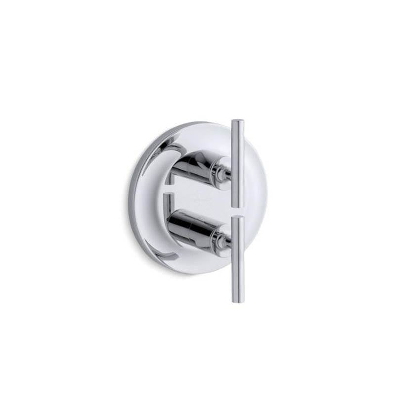 Kohler - Purist MasterShower temperature and volume control valve trim - Polished Chrome
