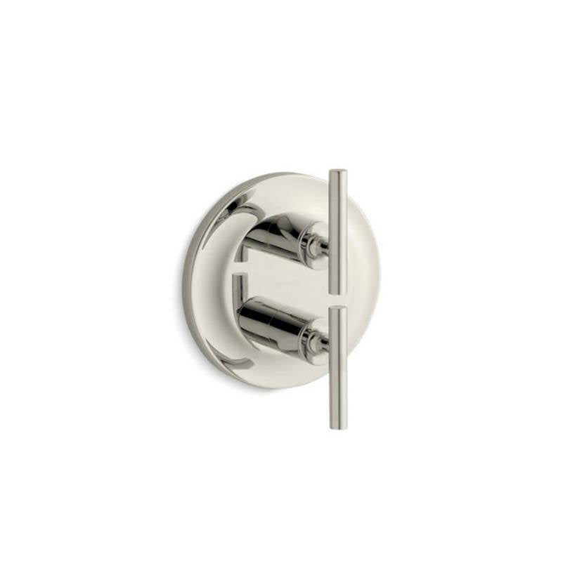 Kohler - Purist MasterShower temperature and volume control valve trim - Vibrant Polished Nickel