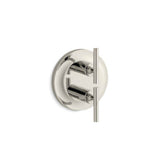 Kohler - Purist MasterShower temperature and volume control valve trim - Vibrant Polished Nickel