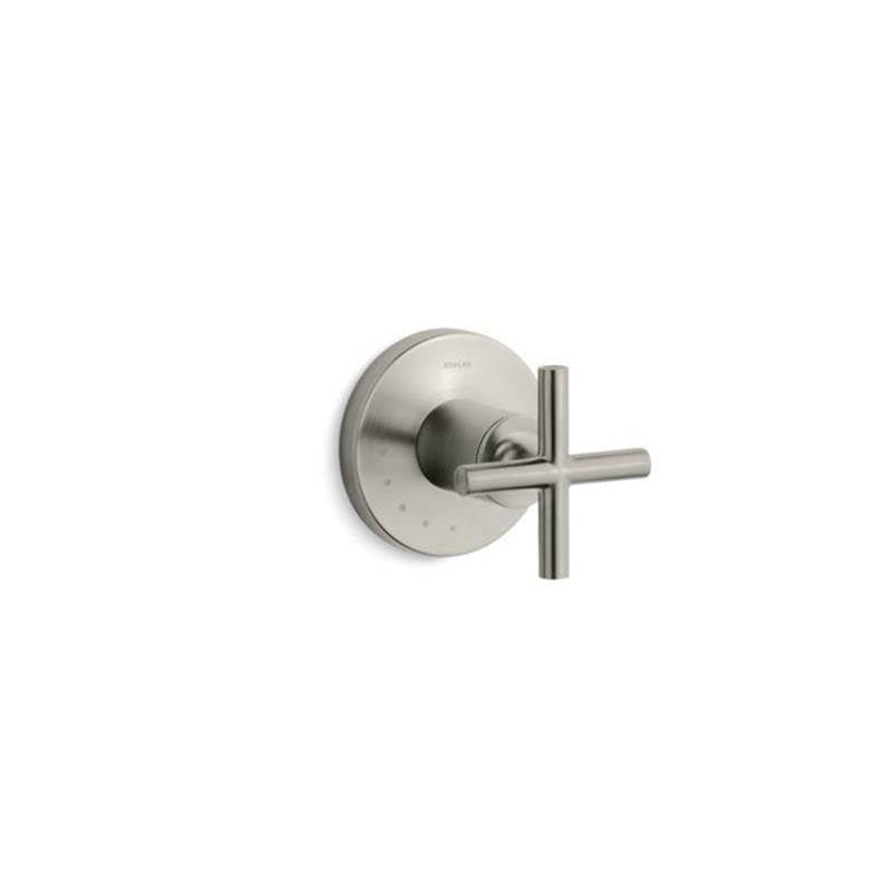 Kohler - Purist MasterShower volume control valve trim with cross handle - Vibrant Brushed Nickel