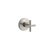 Kohler - Purist MasterShower volume control valve trim with cross handle - Vibrant Brushed Nickel
