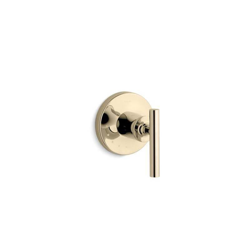 Kohler - Purist MasterShower volume control valve trim with lever handle - Vibrant French Gold
