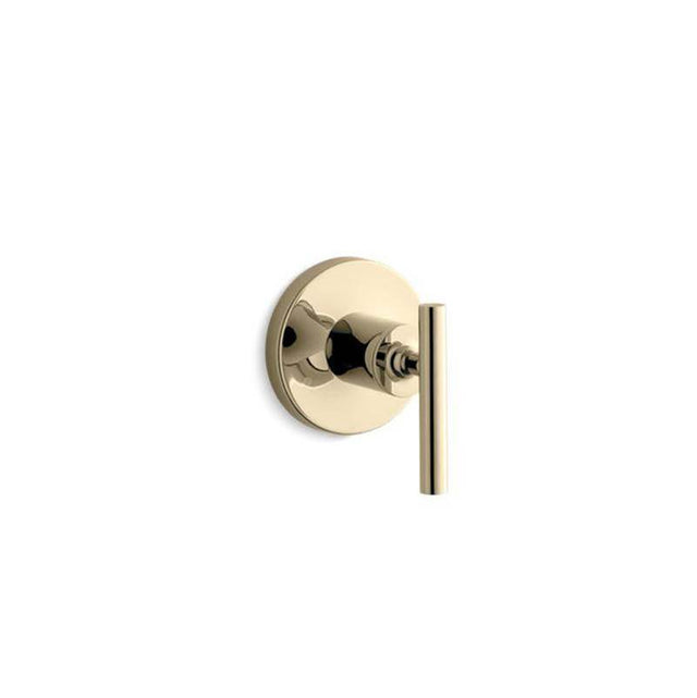 Kohler - Purist MasterShower transfer valve trim with lever handle - Vibrant French Gold