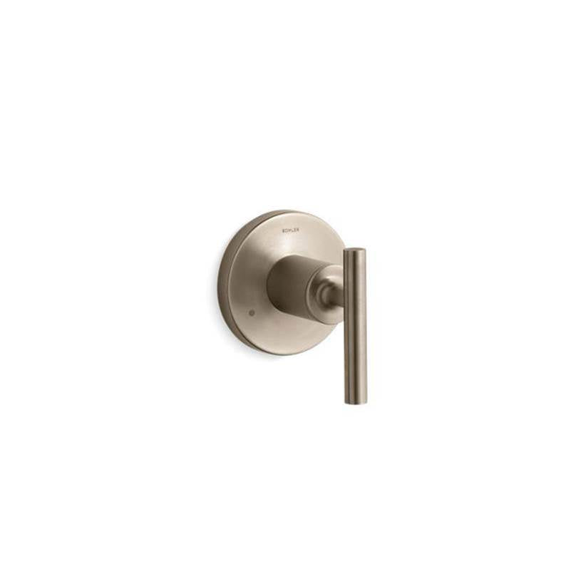 Kohler - Purist MasterShower transfer valve trim with lever handle - Vibrant Brushed Bronze