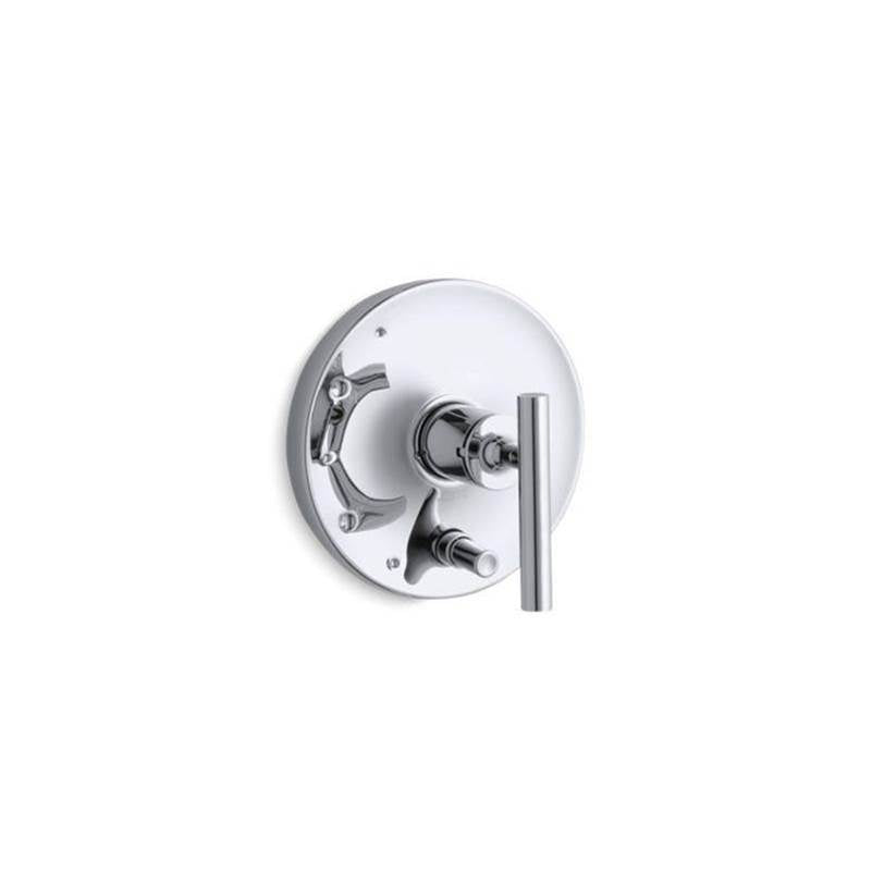Kohler - Purist Rite-Temp valve trim with push-button diverter and lever handle - Polished Chrome