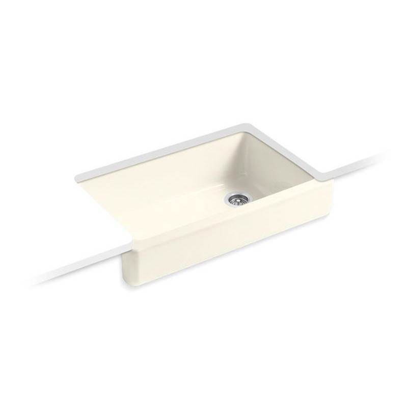 Kohler - Whitehaven 35-1/2'' undermount single-bowl farmhouse kitchen sink - Biscuit