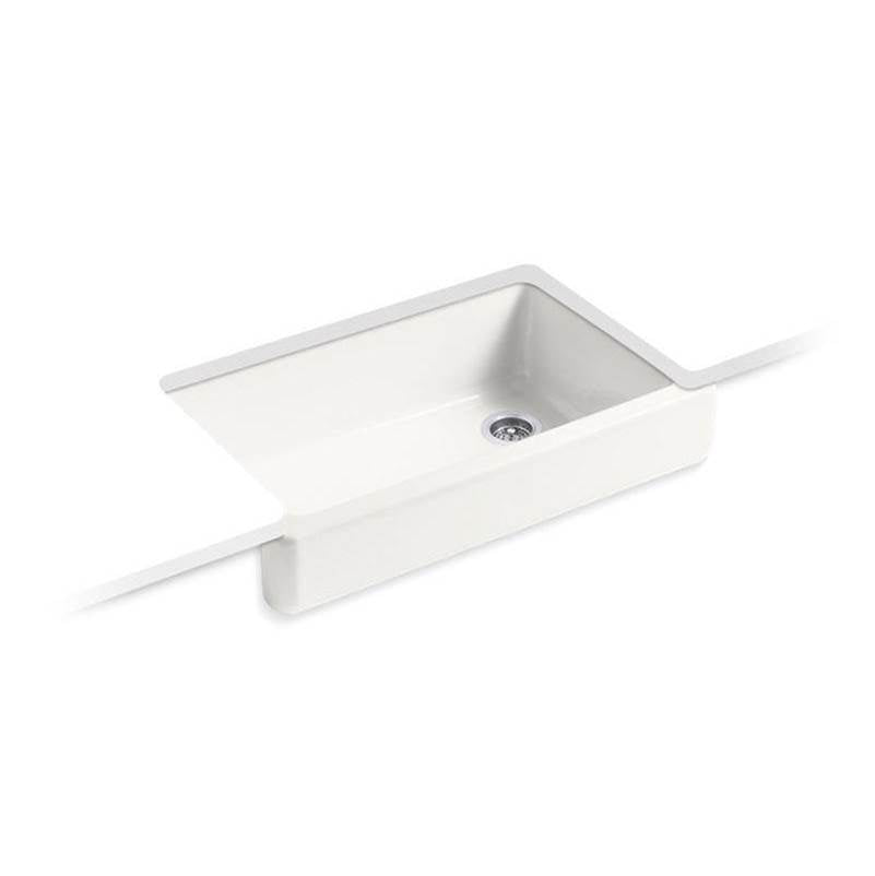 Kohler - Whitehaven 35-1/2'' undermount single-bowl farmhouse kitchen sink - Sea Salt
