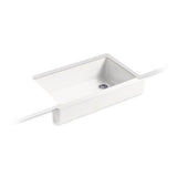 Kohler - Whitehaven 35-1/2'' undermount single-bowl farmhouse kitchen sink - Sea Salt