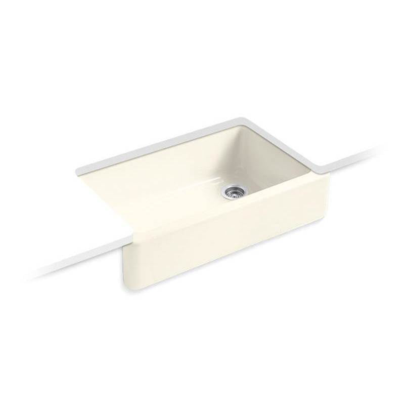 Kohler - Whitehaven 35-3/4'' undermount single-bowl farmhouse kitchen sink - Biscuit