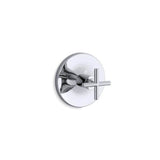 Kohler - Purist MasterShower temperature control valve trim with cross handle - Polished Chrome