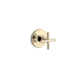 Kohler - Purist MasterShower transfer valve trim with cross handle - Vibrant French Gold