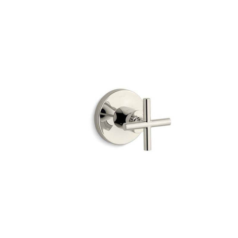 Kohler - Purist MasterShower transfer valve trim with cross handle - Vibrant Polished Nickel