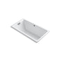 Kohler - Tea-for-Two 66'' x 36'' drop-in Heated BubbleMassageE air bath - White