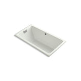 Kohler - Tea-for-Two 66'' x 36'' drop-in Heated BubbleMassageE air bath - Dune