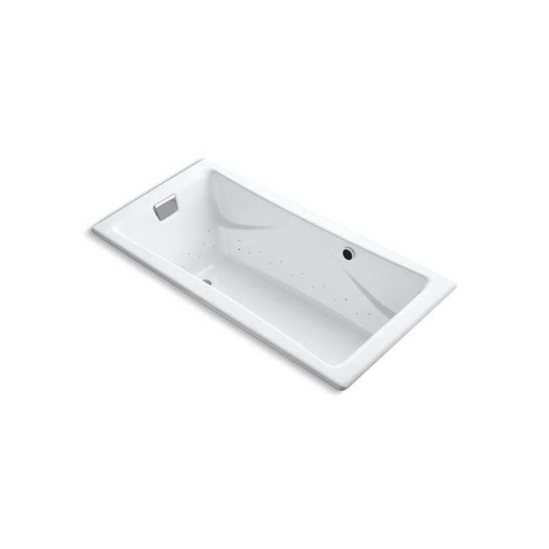 Kohler - Tea-for-Two 71-3/4'' x 36'' drop-in Heated BubbleMassageE air bath - White