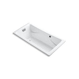 Kohler - Tea-for-Two 71-3/4'' x 36'' drop-in Heated BubbleMassageE air bath - White