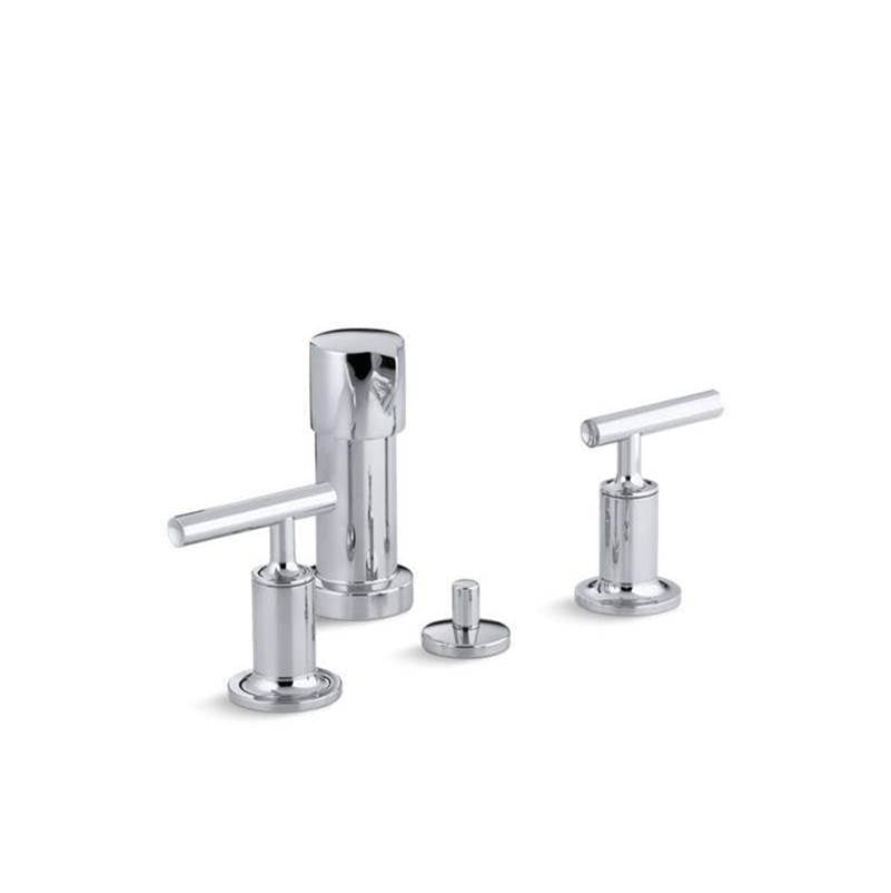 Kohler - Purist Vertical spray bidet faucet with lever handles - Polished Chrome