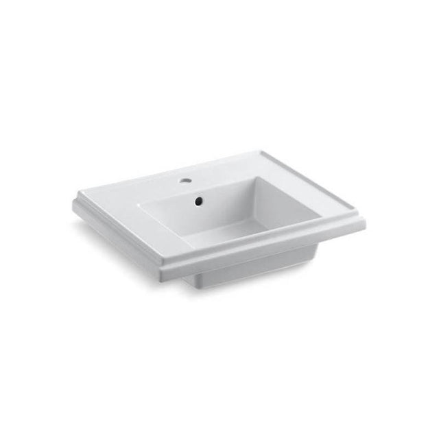 Kohler - Tresham 24'' square pedestal bathroom sink - White