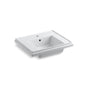 Kohler - Tresham 24'' square pedestal bathroom sink - White