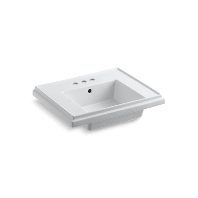 Kohler - Tresham 24'' square pedestal bathroom sink - White