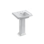 Kohler - Tresham 24'' square pedestal bathroom sink - White