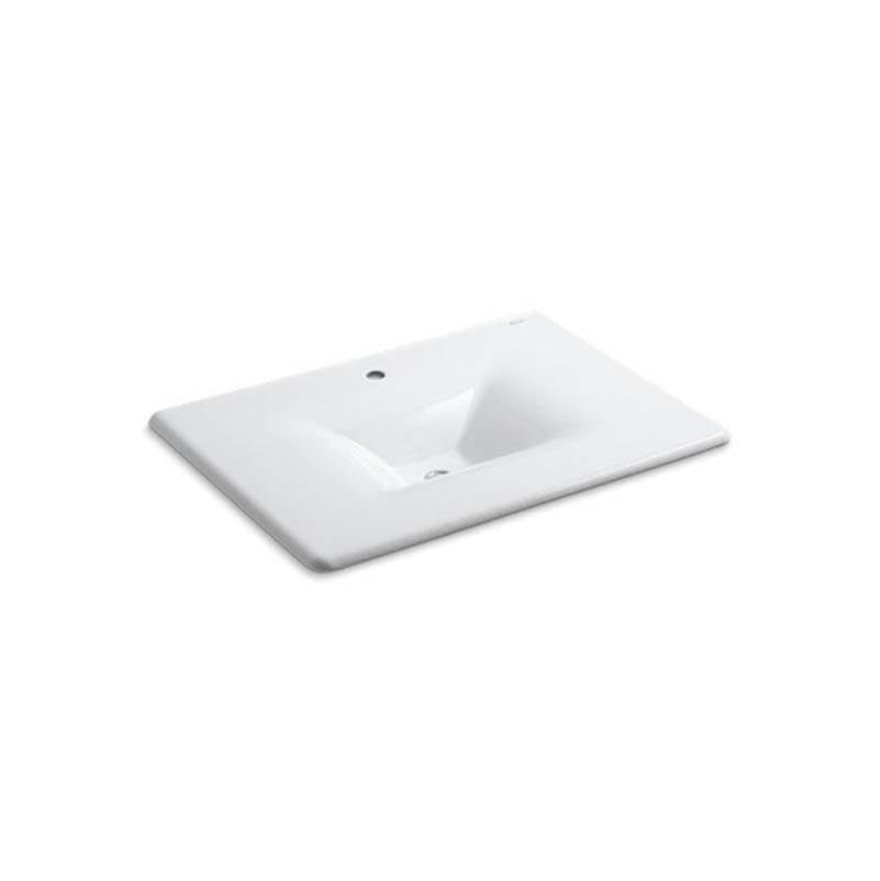 Kohler - Iron/Impressions 31'' Enameled cast iron vanity top with integrated rectangular sink - White