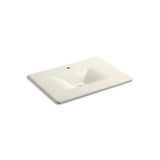 Kohler - Iron/Impressions 31'' Enameled cast iron vanity top with integrated rectangular sink - Biscuit