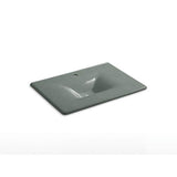 Kohler - Iron/Impressions 31'' Enameled cast iron vanity top with integrated rectangular sink - Basalt