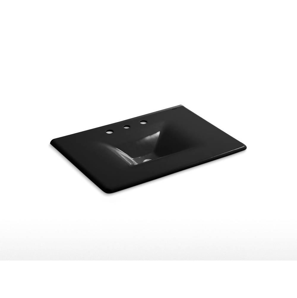 Kohler - Iron/Impressions 31'' Enameled cast iron vanity top with integrated rectangular sink - Black