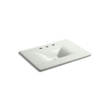 Kohler - Iron/Impressions 31'' Enameled cast iron vanity top with integrated rectangular sink - Sea Salt