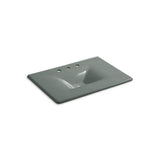 Kohler - Iron/Impressions 31'' Enameled cast iron vanity top with integrated rectangular sink - Basalt