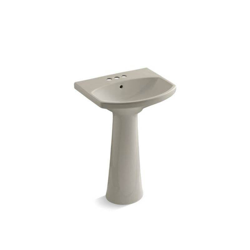 Kohler - Cimarron 22-3/4'' rectangular pedestal bathroom sink - Biscuit