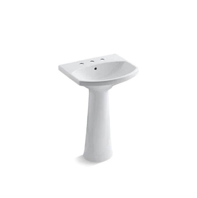 Kohler - Cimarron 22-3/4'' rectangular pedestal bathroom sink - White