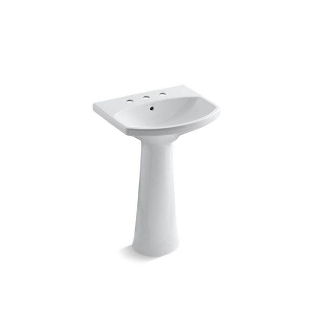 Kohler - Cimarron 22-3/4'' rectangular pedestal bathroom sink - White