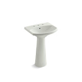 Kohler - Cimarron 22-3/4'' rectangular pedestal bathroom sink - Dune