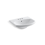 Kohler - Cimarron 22-3/4'' rectangular pedestal bathroom sink - White