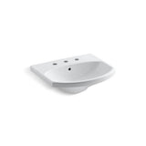 Kohler - Cimarron 22-3/4'' rectangular pedestal bathroom sink - White
