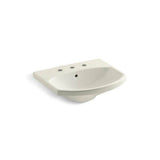 Kohler - Cimarron 22-3/4'' rectangular pedestal bathroom sink - Biscuit
