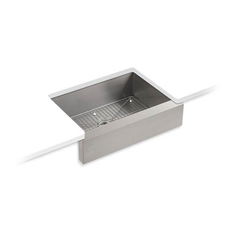 Kohler - VaultE 29-1/2'' undermount single-bowl farmhouse kitchen sink - Stainless Steel
