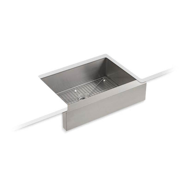 Kohler - VaultE 29-1/2'' undermount single-bowl farmhouse kitchen sink - Stainless Steel
