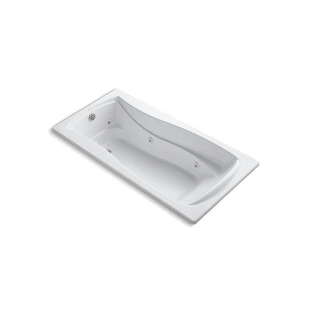Kohler - Mariposa 72'' x 36'' drop-in whirlpool bath with Bask heated surface - White
